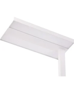Lampada da terra a LED TAURUS con dimmer Metallo Bianco