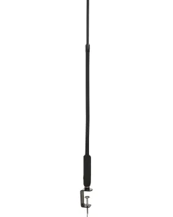 Lampada da terra con morsetto convertibile a LED APUS con telecomando con dimmer Metallo Nero
