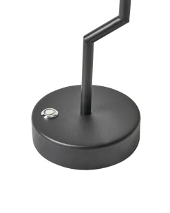 Lampada da tavolo senza fili a LED ALVIELA con dimmer Metallo Nero