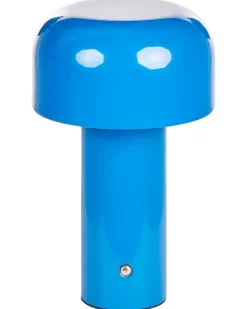 Lampada da tavolo senza fili a LED BESOS con dimmer Metallo Blu