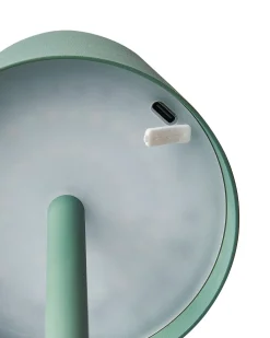 Lampada da terra senza fili a LED GAVARRESA con dimmer Metallo Verde