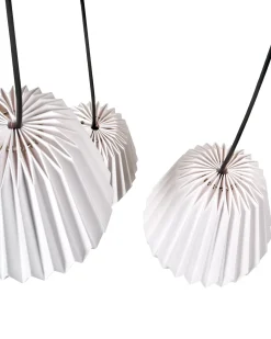 Lampadario a 3 luci HONDE Carta Bianco