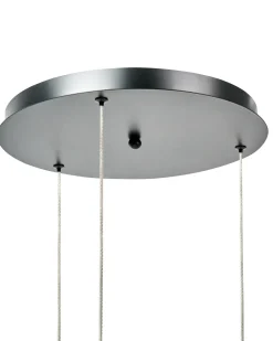 Lampadario a 3 luci SORA LED Vetro Oro