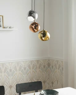 Lampadario a 3 luci TSHUAPA Vetro Multicolore
