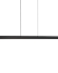 Lampadario a LED ARENAS con telecomando Nero