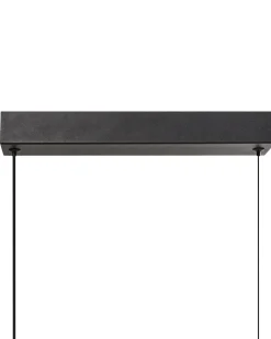 Lampadario a LED ARENAS con telecomando Nero