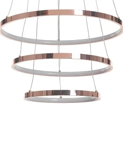 Lampadario a LED ATREK Metallo Oro rosa