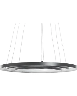 Lampadario a LED ATREK Metallo Nero
