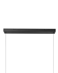 Lampadario a LED BADDANA Metallo Nero