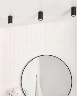 Lampadario a LED BARCALA Metallo Nero