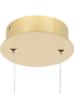 Lampadario a LED FANE Metallo Oro
