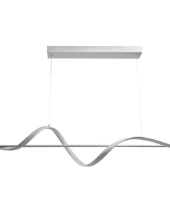 Lampadario a LED KHUTTI con telecomando con dimmer Metallo Bianco