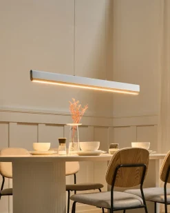 Lampadario a LED MARA Metallo Bianco