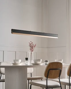 Lampadario a LED MARA Metallo Nero