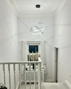 Lampadario a LED MAYU Metallo Nero