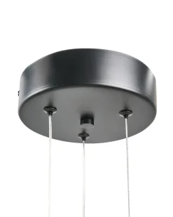 Lampadario a LED PALUN con dimmer Metallo Nero