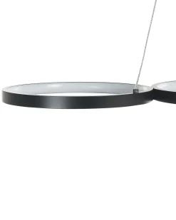 Lampadario a LED PIBOR Metallo Nero