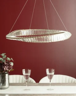 Lampadario a LED ROSENDE Metallo Oro