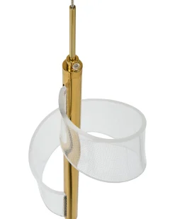 Lampadario a LED SARELA Metallo Oro