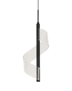 Lampadario a LED SARELA Metallo Nero