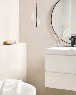 Lampadario a LED SARELA Metallo Nero