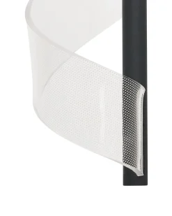 Lampadario a LED SARELA Metallo Nero