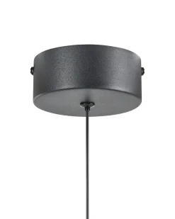 Lampadario a LED SARELA Metallo Nero