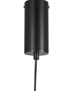 Lampadario a LED SESTRA Metallo Nero
