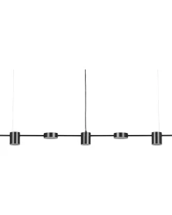 Lampadario a LED SESTRA Metallo Nero
