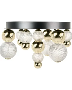 Lampadario a LED SORA Vetro Oro