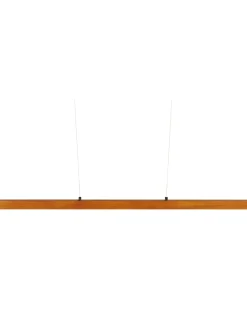 Lampadario a LED STEWARTS con dimmer Legno di quercia Marrone scuro