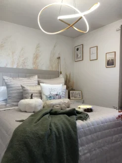 Lampadario a LED TUMEN Metallo Oro