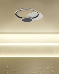 Lampadario a LED ZAMI Metallo Nero