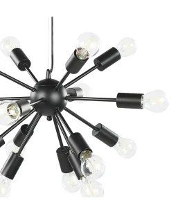 Lampadario BALAGAS Metallo Nero