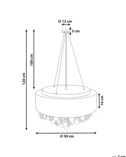 Lampadario BARBEIRA Cristallo Argento