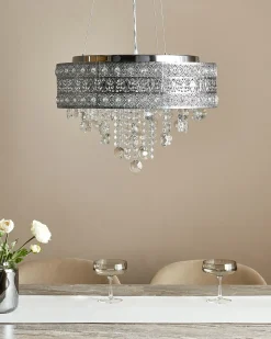 Lampadario BARBEIRA Cristallo Argento