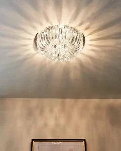 Lampadario DORNAS Cristallo Argento