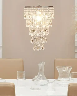 Lampadario ENTWASH Metallo Argento
