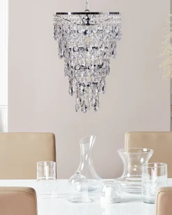 Lampadario ENTWASH Metallo Argento
