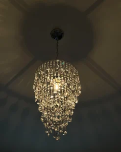 Lampadario ENTWASH Metallo Argento