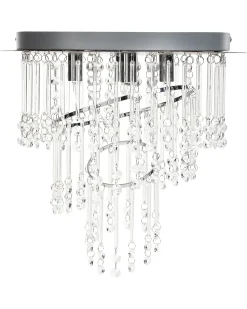 Lampadario ESMELLE L Cristallo Argento