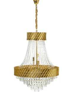 Lampadario KARSA Cristallo Oro
