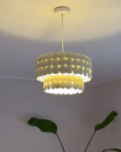 Lampadario KOTMALE Guscio di cocco Beige chiaro