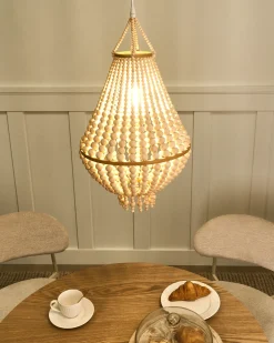 Lampadario KUMBUKKAN Legno Marrone chiaro