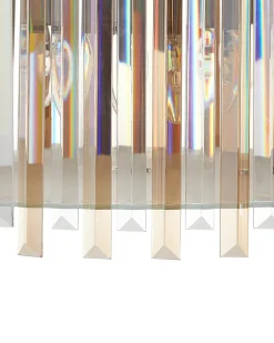 Lampadario LAMEIRA Vetro Argento