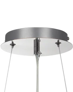 Lampadario LAMEIRA Vetro Argento