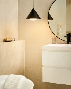 Lampadario LEYRE Metallo Nero