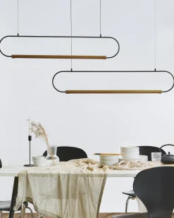 Lampadario LOGONE Metallo Nero