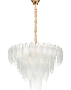 Lampadario MAHAICA Vetro Ottone