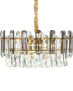 Lampadario MANTARO Vetro Oro